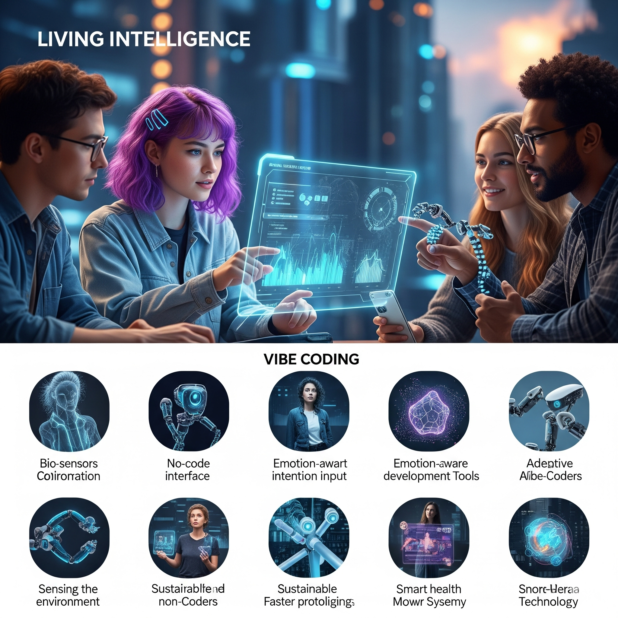 When Machines Began to Think: How Living Intelligence and Vibe Coding Are Reshaping the Future